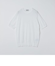 JOHN SMEDLEY: KEMPTON シーアイランド コットン ニット Tシャツ