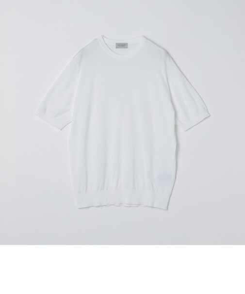 JOHN SMEDLEY: KEMPTON シーアイランド コットン ニット Tシャツ