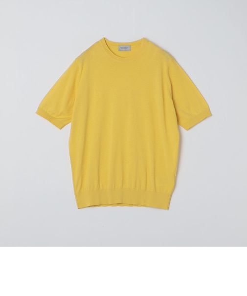 JOHN SMEDLEY: KEMPTON シーアイランド コットン ニット Tシャツ