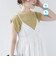 【実力派ベーシック】〈接触冷感/UVカット〉マイクロ パイル フレンチスリーブ プルオーバー