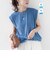 【実力派ベーシック】〈接触冷感/UVカット〉マイクロ パイル フレンチスリーブ プルオーバー