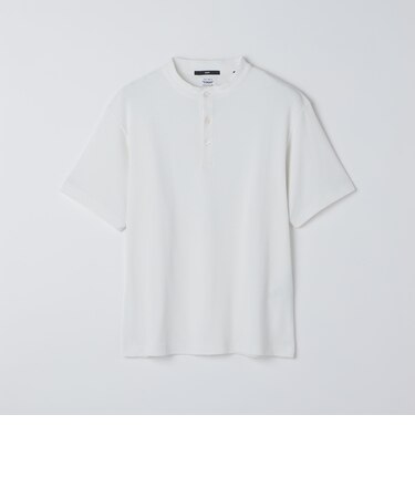 SHIPS:〈UVカット/遮熱/吸水速乾〉BODYSHELL(R) EX ヘンリーネック Tシャツ