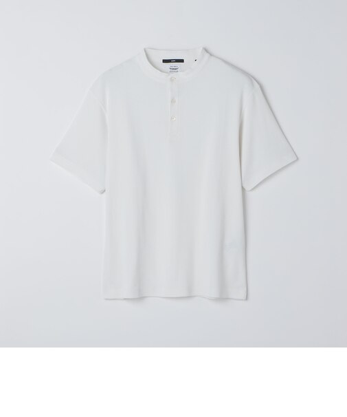 SHIPS:〈UVカット/遮熱/吸水速乾〉BODYSHELL(R) EX ヘンリーネック Tシャツ