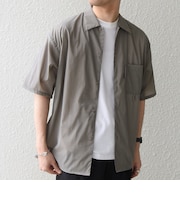 SHIPS any:〈接触冷感/UVカット〉VEILICE レギュラーカラー ポケット シャツ(セットアップ対応)◇