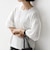 【WEB限定】〈接触冷感/UVカット/汗染み防止加工〉FUNCTION 袖 レース プルオーバー