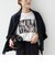 【SHIPS別注】81BRANCA: 5分袖 ロゴ・フォト TEE
