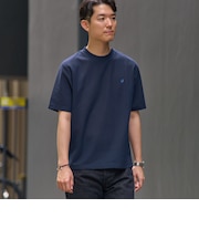 【WEB限定】SHIPS:〈汗染みが目立ちにくい〉カノコ ワンポイント Tシャツ