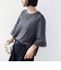 フラワー モチーフ カットワーク レース ショート スリーブ TEE