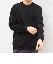〈接触冷感/UVカット〉ソフト スムース リラックス ポケット Tシャツ◇