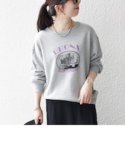 【SHIPS any別注】THE KNiTS:〈洗濯機可能〉ロゴ プリント スウェット 26AW