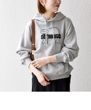 【SHIPS any別注】THE KNiTS:〈洗濯機可能〉ロゴ プリント フーディー 26AW