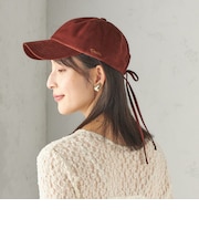 Revis.: コーデュロイ リボン キャップ