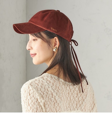 Revis.: コーデュロイ リボン キャップ