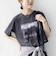 メルティ コットン フォト プリント TEE