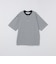 THYARD: COOLMAX(R) ボーダー ヘンリーネック Tシャツ