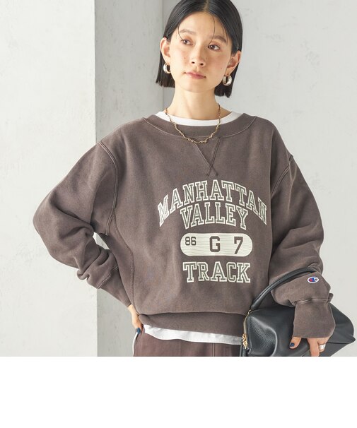 【SHIPS別注】Champion: リバー スウィーブ ロゴ スウェット