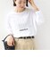 メルティ コットン ロゴ ロング スリーブ TEE
