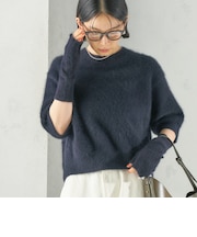 杢 フォックス カシミヤ 半袖 プルオーバー