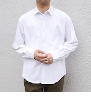 〈吸水速乾〉SORONA(R) ストレッチ ジャージー レギュラーカラー シャツ◇