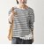 〈洗濯機可能〉レース ヘム アシンメトリー ロングスリーブ TEE