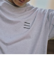 【SHIPS any別注】ohwell: ワンポイント ロゴ 刺繍 ミジンボーダー Tシャツ(ロンT)◇