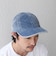 〈手洗い可能〉フェード コーデュロイ ワンポイント ピスネーム キャップ◇