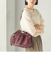 【WEB限定】George Cinq: DRAWSTRING BAG(L)