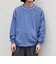 【SHIPS any別注】Champion: ワンポイント ロゴ 刺繍 ステッチ クルーネック スウェット◇