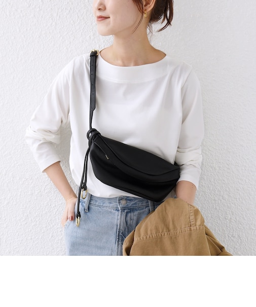【WEB限定】〈ネックが選べる〉オーガニックコットン バリエーション ネック ロングスリーブ TEE
