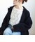 《一部予約》【WEB限定】フラワー レース ニードルパンチ ロング スリーブ プルオーバー