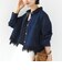 【WEB限定】〈手洗い可能〉ライトオンス レース コンビ デニム ロングスリーブ シャツ