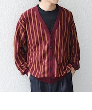 〈手洗い可能〉ブークレ リラックス ニット カーディガン◇