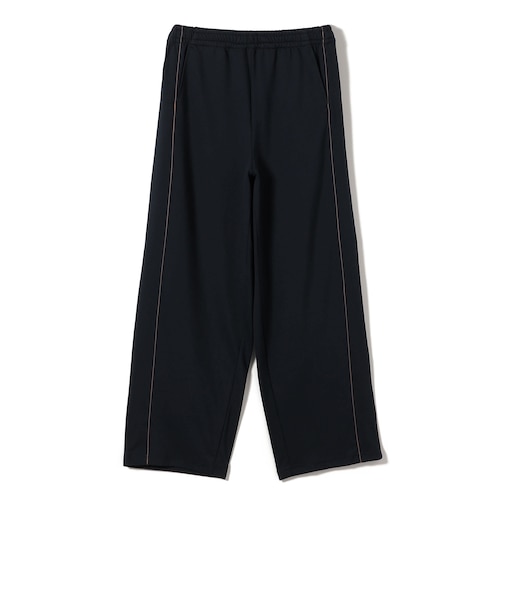 SHIPS Primary Navy Label:〈洗濯機可能〉サテン パイピング ジャージ パンツ