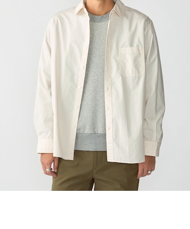 SHIPS:〈MADE IN JAPAN〉タイプライター ワッシャー レギュラーカラー シャツ
