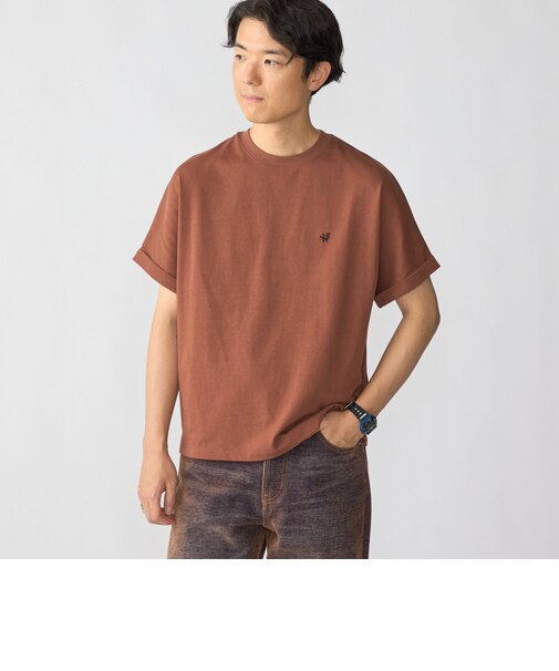 【WEB限定】SHIPS:〈手洗い可能〉ドルマンスリーブ ターンナップ Tシャツ