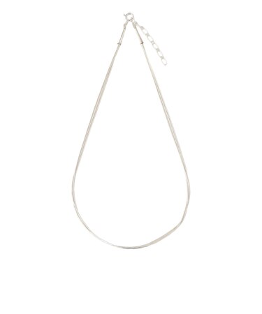 INDIAN JEWELRY: LIQ シルバー ネックレス(3連)