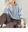 《一部予約》〈手洗い可能〉ウール カシミヤ 2WAY ヘンリーネック プルオーバー