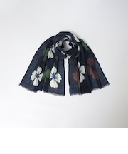 MARCEL LASSANCE: WOOL FOWER PRINT STOLE