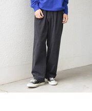 〈手洗い可能〉SOLOTEX(R) コーデュロイ 2タック セミワイド イージーパンツ(セットアップ対応)◇