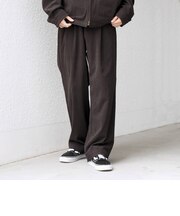〈手洗い可能〉SOLOTEX(R) コーデュロイ 2タック セミワイド イージーパンツ(セットアップ対応)◇