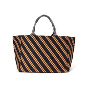 BINDU: ジャカード ストライプ トート バッグ