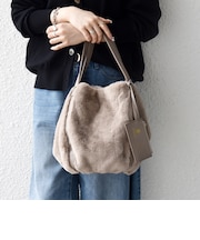 【SHIPS any別注】Folna: 2WAY フェイクファー バッグ 26AW