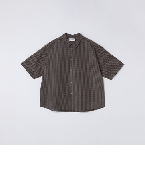 WEB限定|オーバーサイズ チェック ショートスリーブ シャツ