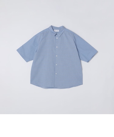 WEB限定|オーバーサイズ チェック ショートスリーブ シャツ