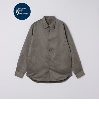 BENCH MARKING SHIRTS: ポリエステル フェイクスエード シャツ