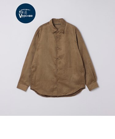 BENCH MARKING SHIRTS: ポリエステル フェイクスエード シャツ