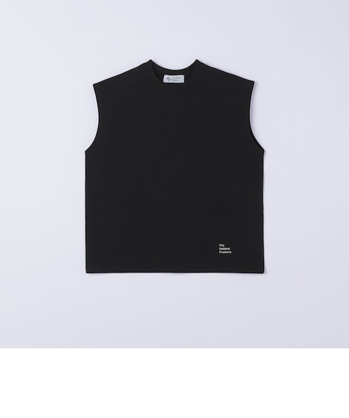 WEB限定｜スリーブ レス ロゴ Tシャツ