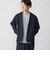 【WEB限定】〈手洗い可能〉ウールライク ノーカラー カーディガン ジャケット