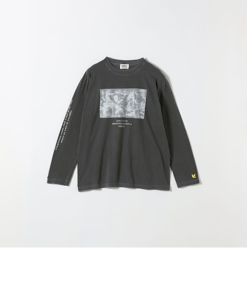 BALMYDAYS:〈洗濯機可能〉アート プリント ロングスリーブ TEE