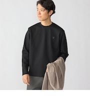 【WEB限定】ダブル ニット ビズ ネック ロングスリーブ Tシャツ